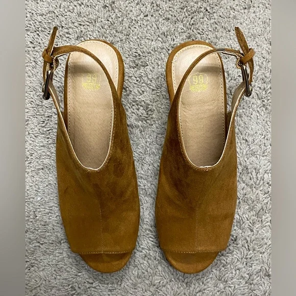 🤎Route 66 • tan wedge cork heel • 7 - Picture 5 of 9